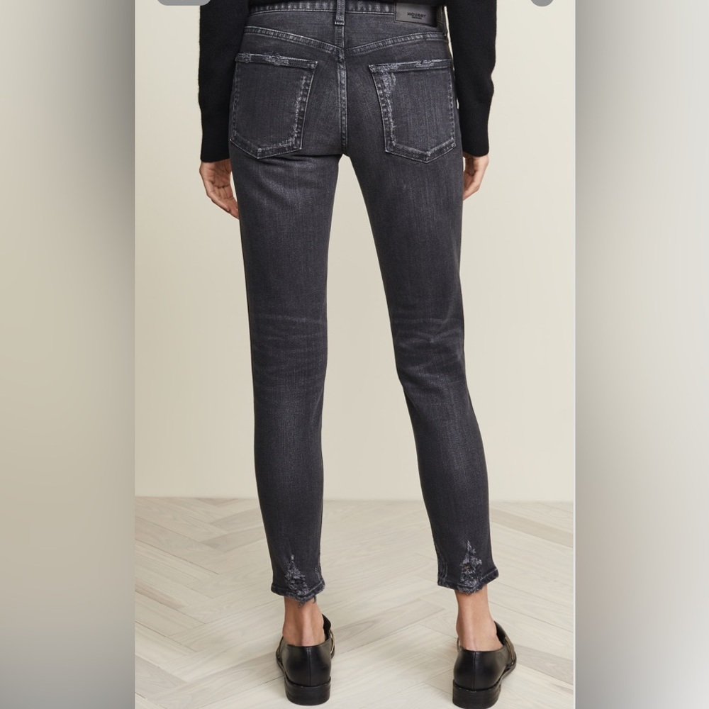 Moussy Vintage Velma Skinny Jeans Black Wash Size 27